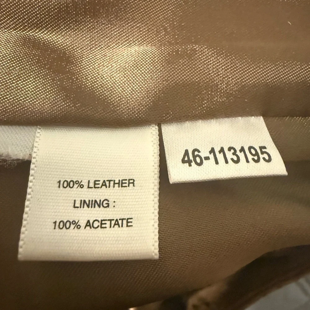 Ann Taylor Brown Suede A-Line‎ Skirt